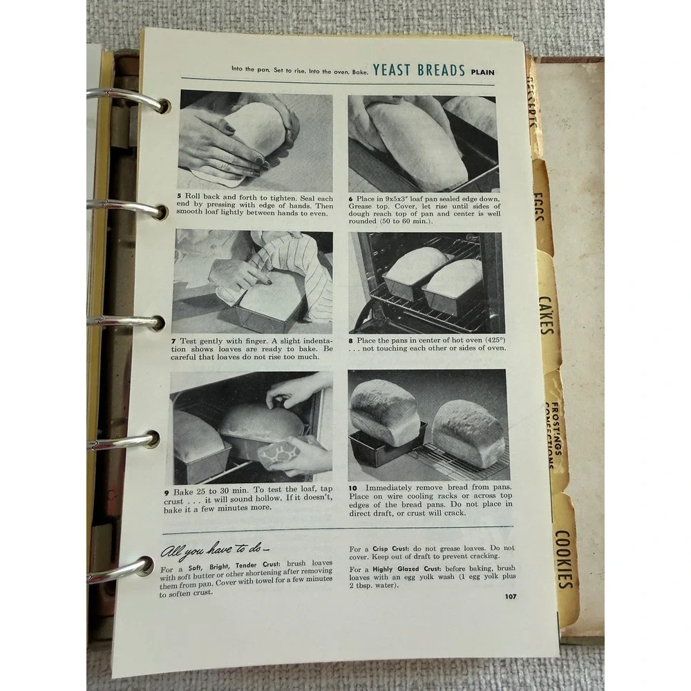 Betty Crocker's Picture Cookbook Revised Enlarged 1956 2nd Edition 2nd Printing